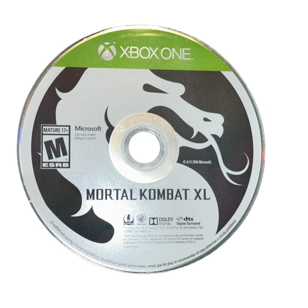 Microsoft Mortal Kombat XL Fighting Video Game Xbox One Physical Disc‎ Only